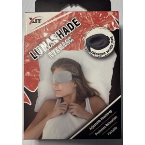 XIT Lunashade Eye mask with adjustable head strap. Comfortable!